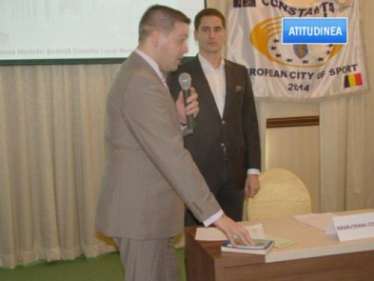 Pedelistul Stelian Gima, în transă după ce a fost validat consilier local